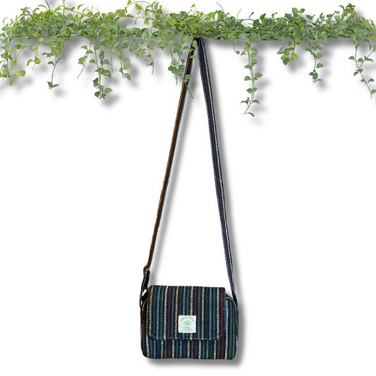 Neon Night Hemp Purse