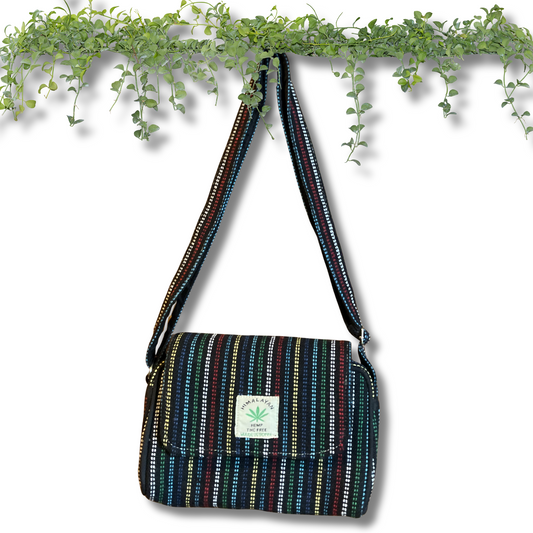 Neon Night Hemp Purse