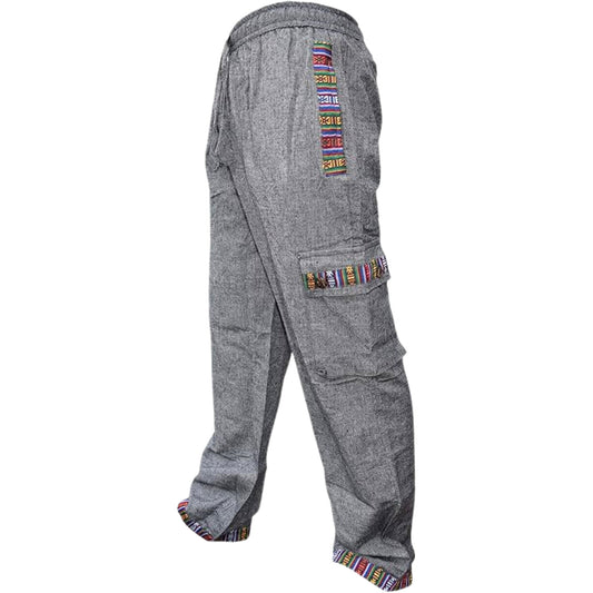 Cotton Everyday Pants (BORDER GHERI)