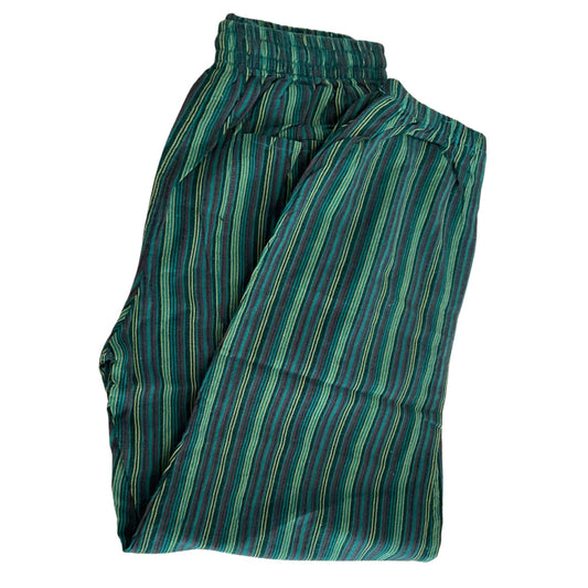 Cotton Striped Lounge Trouser (Multicolor)