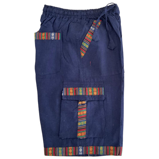 Cotton Cargo Shorts (BORDER GHERI)