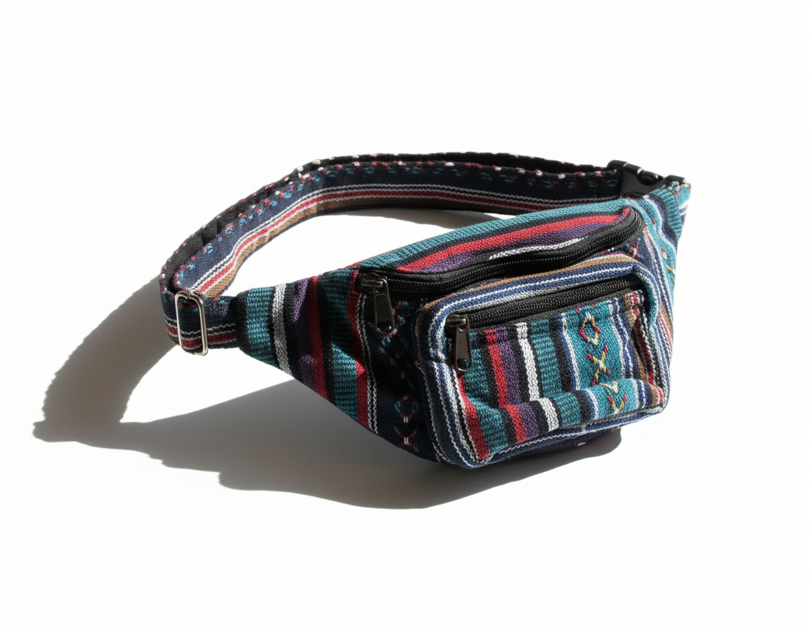 Tropical Lagoon Hemp Fanny Pack