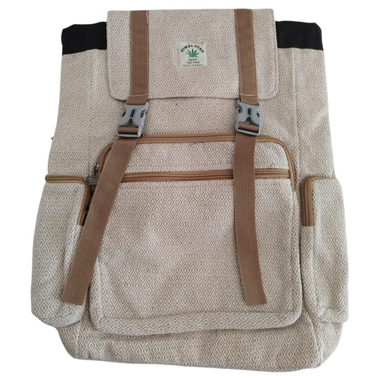 Handmade Boho Hemp Backpack