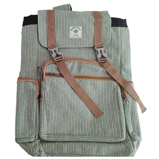 Handmade Boho Hemp Backpack