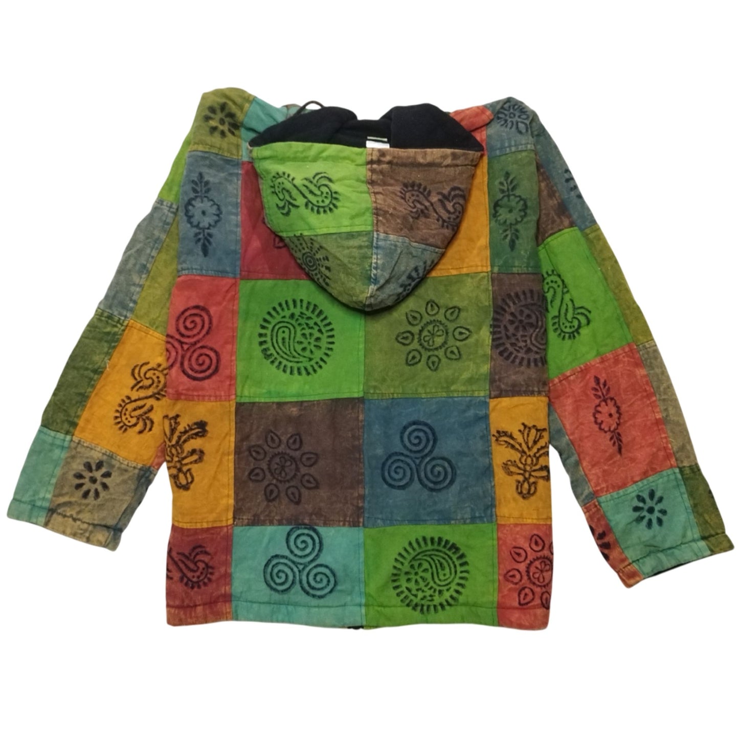 Unisex Cotton Patchwork Jacket