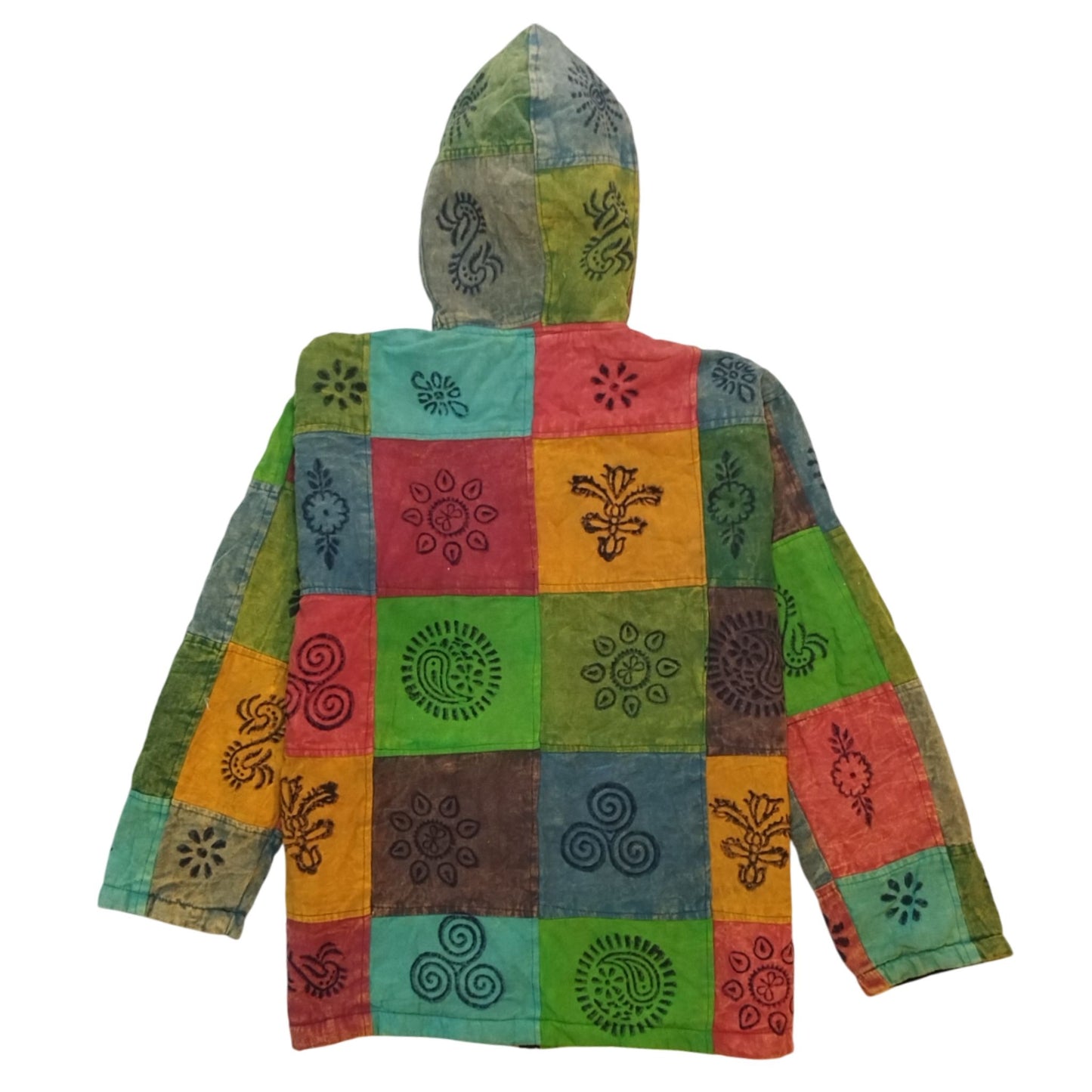 Unisex Cotton Patchwork Jacket