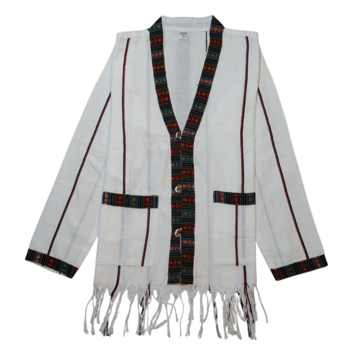 Natural White Cotton Jacket