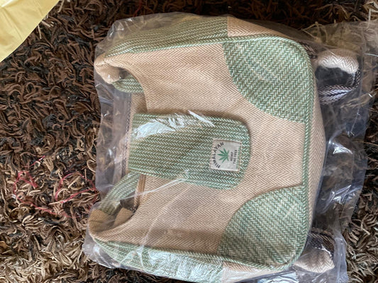 Luna Herringbone Hemp Purse