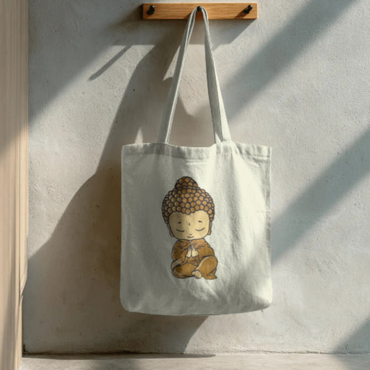 Buddha Canvas Cotton Tote