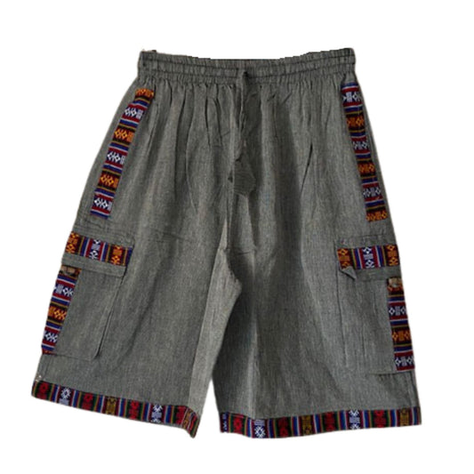 Cotton Cargo Shorts (BORDER GHERI)