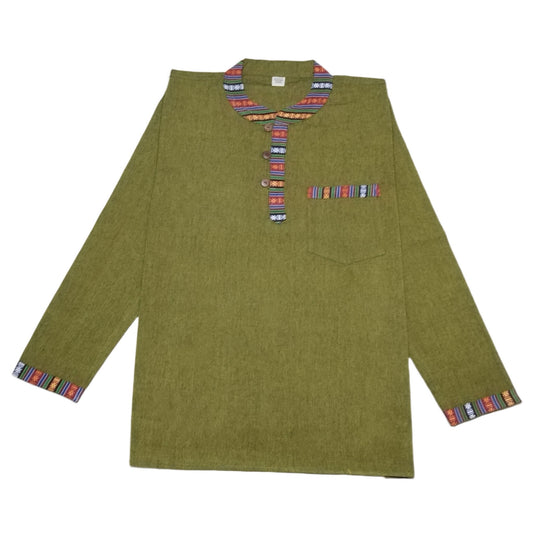 Handmade Nomadic Cotton Full Sleeves (BORDER GHERI)