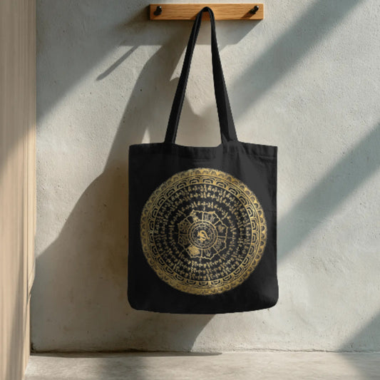 Sacred Mandala Cotton Tote