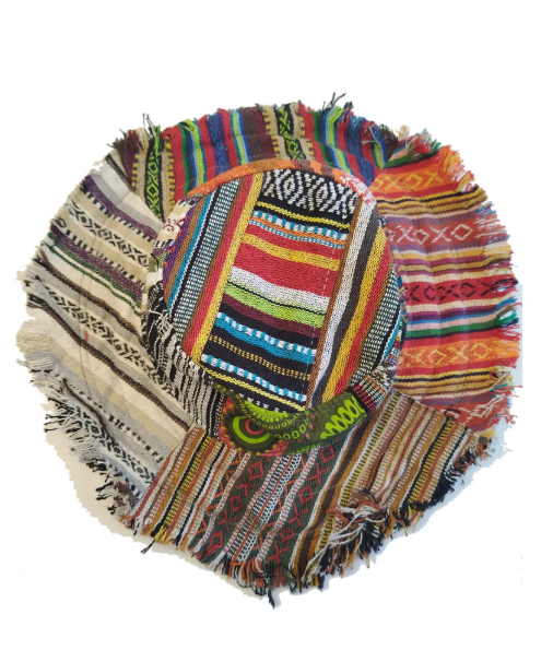 Boho Patchwork Sun Hat