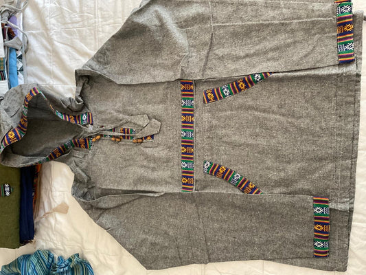 Timeless Gray Cotton Hoodie