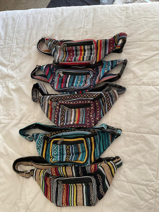 Tribal Rhythm Hemp Fanny Pack