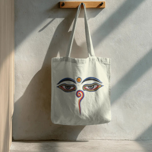 Wisdom Eye Cotton Tote