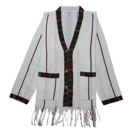 Natural White Cotton Jacket