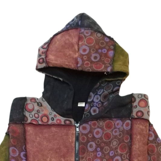 Women Cotton Patchwork Jacket